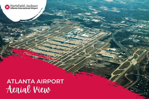 Vue aérienne de l'aéroport ATL